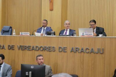 Câmara de Aracaju analisa 14 matérias, inclui renomear rua em Matapoã