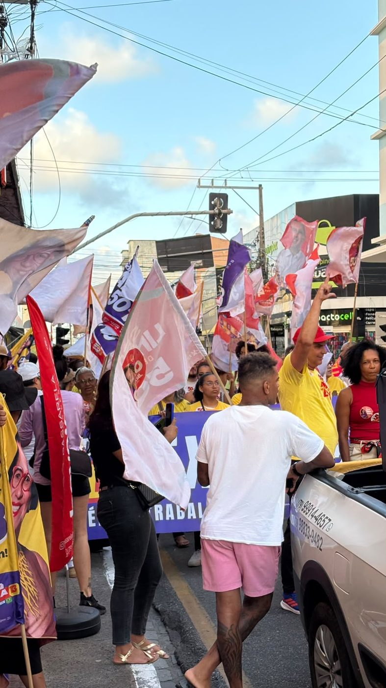 A caminhada ocupou as ruas do Centro de Aracaju