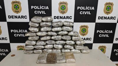 Denarc prende mulher com 24,2 kg de maconha no terminal de Aracaju