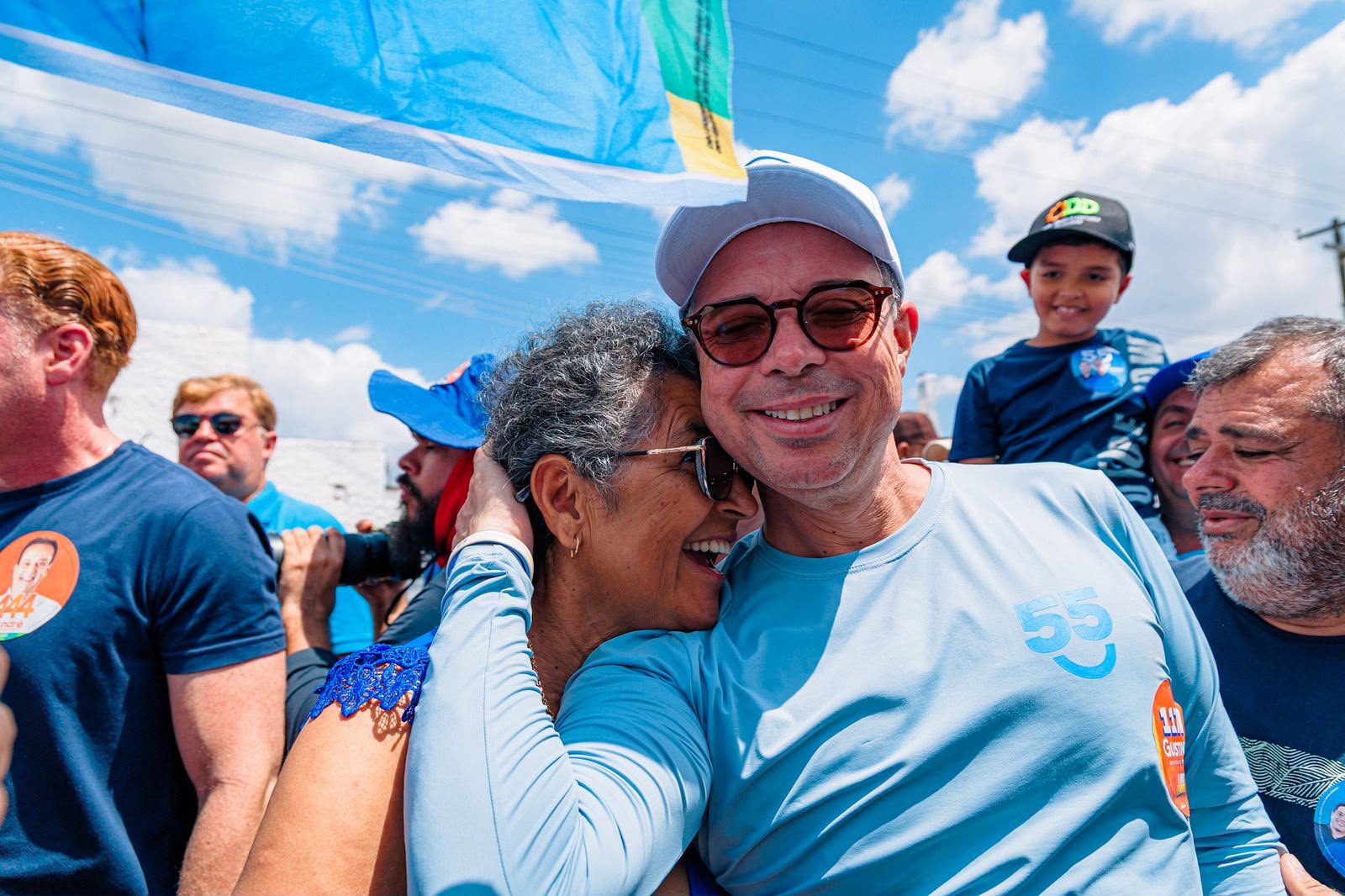 Governador Fábio Mitidieri durante agenda de campanha em Sergipe