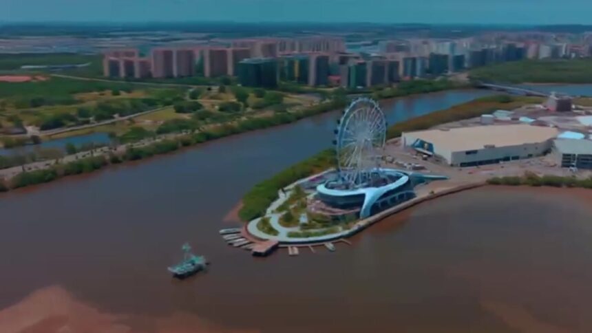 Imagem de divulgação dos equipamentos turísticos propostos por Fábio Mitidieri
