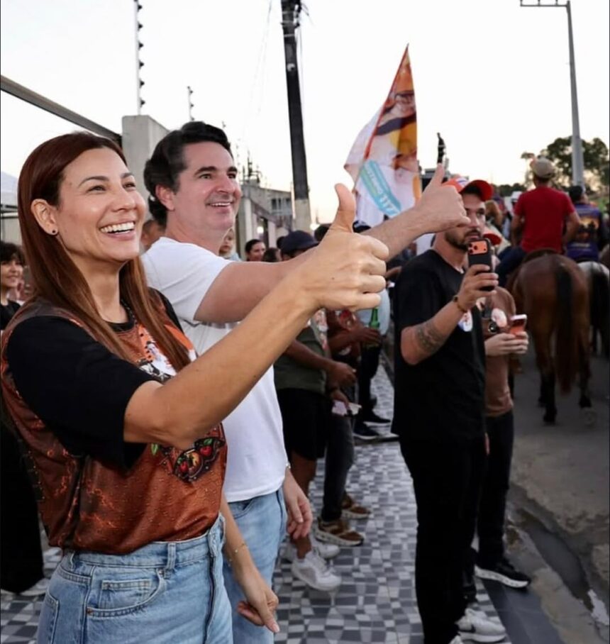 Deputado federal Gustinho Ribeiro na 12ª Cavalgada da Acerola, em Lagarto