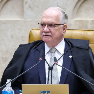 O presidente do STF, ministro Edson Fachin