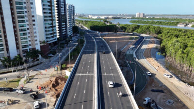 Nova alça do viaduto muda acesso à Tancredo Neves a partir de 16/09
