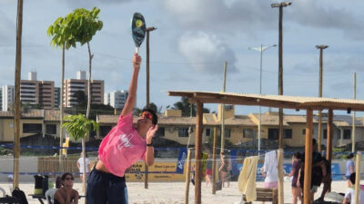 Praia da Cinelândia, em Aracaju, recebe etapa BT200 do Mundial de Beach Tennis