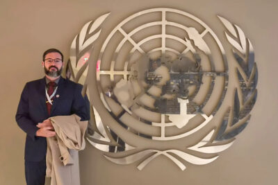 Professor sergipano leva saúde mental à ONU em Nova York